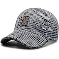 Miniatyrbillede 2 af 5: Unisex Åndbar Fuld Mesh Hat, Hurtigtørrende Løbehat, Sommer Mesh Baseball Cap Justerbar Kølende Vandsportshat Dark grey