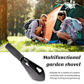 Miniatyrbilde 2 av 5: Multifunksjonell Mini Hagespade Ergonomisk Grepshåndtak Bærbar Liten Håndspade Havgraving Jord Hjemmeplanteverktøy silver