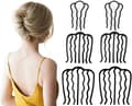 st hårkammar hårklämmor hårnålar frisyrknut, U-formad