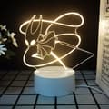3D Nattlampa, Hollow Knight Figur Spelfigur Teckning Las 2