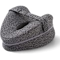 Miniatyrbild 1 av 2: Memory Foam Kilkudde Knäkudde för Sidosovare, Benvärk, Knävärk, Ledvärk & Graviditets Benkudde för Sidosovare Grey