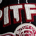 Miniatyrbillede 5 af 5: Bomuldsbroderet Patch Vaskbar Justerbar Baseball Cap Wine Red