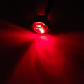 Miniatyrbillede 7 af 9: 10x Lastbil Bus Båd Trailer Sidemarkeringslys Lampe 3LED Markeringslys Rødt dæksel rødt lys