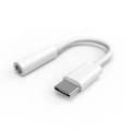 USB-C till 3,5 mm-adapter - Passar alla Samsung-modeller (S20, S21, S22, S23) VIT