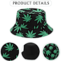 Miniatyrbillede 3 af 6: Pieces Fisherman Hat Fisherman Cap, Bucket Hat Fiskehue Sommerhat, Foldbar Bucket Hat Strand Solhat til