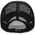 Miniatyrbillede 3 af 5: Unisex Åndbar Fuld Mesh Hat, Hurtigtørrende Løbehat, Sommer Mesh Baseball Cap Justerbar Kølende Vandsportshat Black
