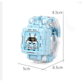 Miniatyrbild 3 av 3: Transformerande Robot Barnleksaksklocka (Blå Spelklocka)