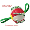 Miniatyrbillede 3 af 4: Pædagogisk legetøj til kæledyr, udendørs træning, interaktiv frisbee, tyggeben til hunde, rød+hvid Red and white