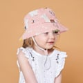 Pikkukuva 2 / 4: Lasten lierihattu, säädettävä aurinkohattu, hengittävä rantahattu pojille ja tytöille_ll 1-2 vuotta Pink Alpaca