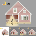 Miniatyrbillede 4 af 4: 4 stk. LED-pære - Uspecificeret - E27 - 12W - 3000K - Lyssensor og PIR