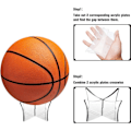 Miniatyrbillede 3 af 5: 3 stk. Basketball Stand Fodbold Stand Akryl Bold Display Stand Transparent Basketball Fodbold