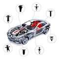 Miniatyrbillede 4 af 4: 415 stk. plastiknitteclips