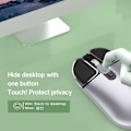 Pikkukuva 4 / 4: Langaton hiiri - Mini ladattava hiiri - Bluetooth ja 2,4 GHz - Yhteys jopa 10 m - Optinen