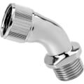 Miniatyrbillede 6 af 6: Vinkeladapter til brusehoved, forkromet messing 1/2\" forlænger Chrome