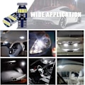 Pikkukuva 4 / 5: 10 kpl T10 W5W LED-polttimoita Canbus Virheetön SMD 4014 Auton LED-lamput 194 168 2825 Valkoinen 6000K, Pysäköintivalot DC 12V