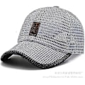 Miniatyrbillede 2 af 3: Unisex Åndbar Fuld Mesh Hat, Hurtigtørrende Løbehat, Sommer Mesh Baseball Cap Justerbar Kølende Vandsportshat Light grey