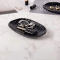 Miniatyrbillede 4 af 5: Sort Ringskål og Bakke til Toiletbord