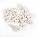 Miniatyrbild 1 av 5: 20-pack dörrbroms (vit) dörrskåp lådbroms mjuka buffertar dämpning tyst