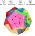 Pikkukuva 5 / 5: Cyclone Boy 3x3 Megaminx Stickerless Speed Cube Pentagonal Dodecahedron Cube Palapeli Lelu