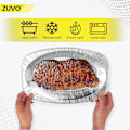 Miniatyrbild 4 av 4: Serveringsfat för Party Mat - 10-pack - Stora Aluminiumfolieformar - 35x23cm / 14\" - Ugn- & Fryssäker Buffé Serveringsfat för Fester