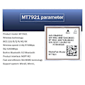Miniatyrbillede 3 af 4: MT7921 WIFI6 2.4G 5G Gigabit Netværkskort M2 5.2 BT Netværkskort