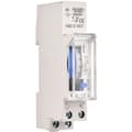 24-timmars mekanisk timer – Programmerbar 15-30 min – DIN-skenmontering – Integrerat Ni-MH-batteri – AC220-240V – 16A max