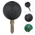 Miniatyrbilde 2 av 5: 433.92mhz 3 Knapper Smart Fjernkontrollnøkkel For Benz Smart Fortwo Forfour Roadster -JA