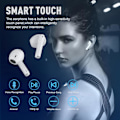 Miniatyrbilde 3 av 4: Trådløse ørepropper, Bluetooth 5.3 in-ear hodetelefoner med støyreduserende mikrofon, 48 timers spilletid HiFi Stereo Bluetooth øretelefoner, for iPhone/Android/IOS