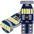 Pikkukuva 2 / 5: 10 kpl T10 W5W LED-polttimoita Canbus Virheetön SMD 4014 Auton LED-lamput 194 168 2825 Valkoinen 6000K, Pysäköintivalot DC 12V