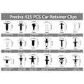 Miniatyrbillede 3 af 4: 415 stk. plastiknitteclips