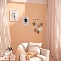 Miniatyrbild 4 av 4: 15,7 x 31,4 tum Macrame Väggbonad, Boho Väggdekor Löv Vävd Tapet Väggbonad, Macrame Löv Hängande Unik Boho Macrame Tapet Fjädrar
