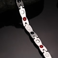 Miniatyrbilde 2 av 3: Magnetisk armbånd - Kraftterapi - Kvinner - Rustfritt stål - Rund - Trendy