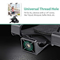 Miniatyrbilde 5 av 5: 2 i 1 Nettbrett Telefon Tripod Feste Hurtig Svingbar Tilt Justerbar 360 Roterende Holder Nettbrett Adapter Klemme Stativ Feste for Videoopptak