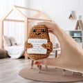 Miniatyrbild 6 av 7: Mini Positiv Potatis Rolig Docka 7.5cm, Positiv Potatis Docka, Positiv Potatis Rolig, Fickkram Mini Kreativ Söt Stickad Plysch
