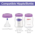 Miniatyrbillede 4 af 4: flaskesut, ikke originale Lansinoh pumpedele, smart pumpe, manuel brystpumpe (6 stk.)