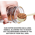 Miniatyrbild 4 av 5: Premium kaffeskopset - 1 msk (15 ml) & 2 msk (30 ml) måttsked - 2-pack - Guld