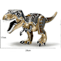 Miniatyrbillede 2 af 2: Jurassic T-rex Raptor Modulær Konstruktion Byggeklodser Legetøj til Børn i Alderen 3-12 Grey
