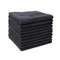 Miniatyrbilde 1 av 5: Sett med 7 mikrofiber oppvaskkluter, myke, superabsorberende og lo-frie Black
