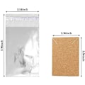 Miniatyrbillede 2 af 4: Øreringe Displaykort, med selvforseglende poser, halskæde displaykort, til DIY smykkevisning Cowhide