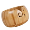 Miniatyrbild 4 av 4: Garnskålar Keramisk Garnskål Bambu Garnskål Stickning Ullförvaringskorg Garnförvaringsskål Lock