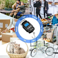 Pikkukuva 5 / 5: Elektroninen matkalaukkuvaaka, LCD kannettava elektroninen kalastusvaaka D