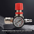 Miniatyrbillede 3 af 5: Luftkompressor Trykregulator, Reduktionsventil, 3-Huls Kontrolventil (Firkant/Rund Form Sendes Tilfældigt)