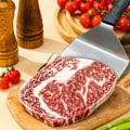 Miniatyrbild 4 av 4: Stekspade, stekspade i rostfritt stål, 5\" bred burgarspade - Kraftig hamburgerstekspade för grillning, barbecue, platt grill