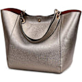 Miniatyrbillede 1 af 7: Store damehåndtasker, dametaske, PU læder crossbody taske, dame mode shopper taske til shopping, fest, rejser, arbejde Bronce