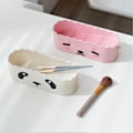 Miniatyrbillede 4 af 5: Makeupbørste Renser Og Ophængnings Tørrestativ Integreret Opbevaring Og Tørrefunktion Tør Makeupbørsteholder Makeup Svamp Pudderkvast Rengøringsskål