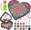 Diamantmålningspysselset för barn - DIY Smyckeskrin & Diamantkonstpresent