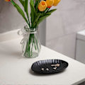 Miniatyrbillede 3 af 5: Sort Ringskål og Bakke til Toiletbord