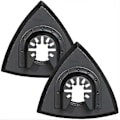 Miniatyrbillede 1 af 3: DWW-2 stk. Trekantede slibepuder 90mm - Slibeplade til oscillerende multifunktionsværktøj til slibning af træ