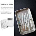 Miniatyrbillede 3 af 5: Dental Kirurgisk Bakke Kirurgisk Instrument Organizer Steriliseringsbakke med Låg