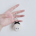 Miniatyrbillede 4 af 5: Tegneserie Plys Monstre Charm Vedhæng Kæde Telefonstropper Lomme Nøglering Rem Hængende Dekoration til Nøgler Taske Pung 1